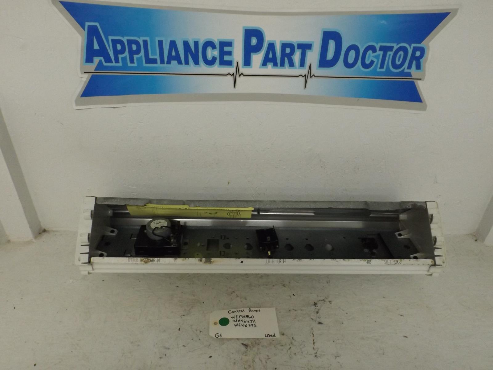GE Dryer WE19X960 WH46X311 WE4X795 Control Panel Used GE Dryer WE19X960 WH46X311 WE4X795 Control Panel Used
